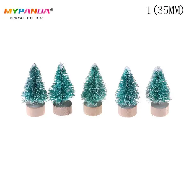Christmas Wreaths Miniature Fairy Garden Home Decoration Mini Craft Dollhouse Micro Decor DIY Gift Dollhouse Decor 3