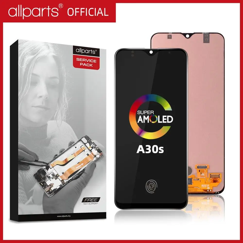 

Original Super AMOLED Display For SAMSUNG Galaxy A30S A307F/DS A307GN/DS/YN Touch Screen Digitizer with Frame Replacement LCD