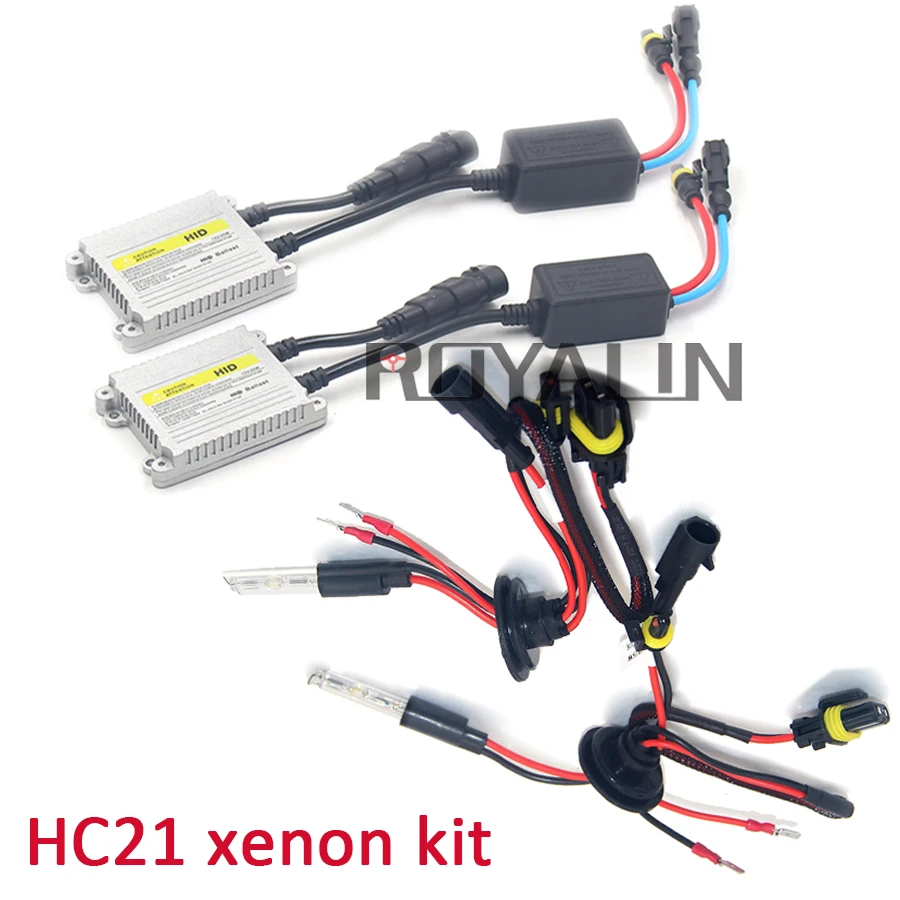 Ксеноновые лампы ROYALIN HID H1 H11 D2S HC21 35 Вт AC тонкий балласт автомобильные фары