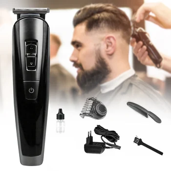 

LCD Display Cutting High Precision USB Rechargeable Salon Hair Clipper Beard Trimmer Waterproof Travel Styling Tools Men Home