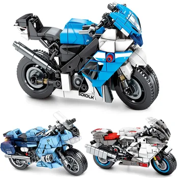 

Creator serise Motorcycle RSV 1000R Buggy Motorbike Supercar Speed Racing Car Sports Building Blocks Moc Bricks Sets Kits Model