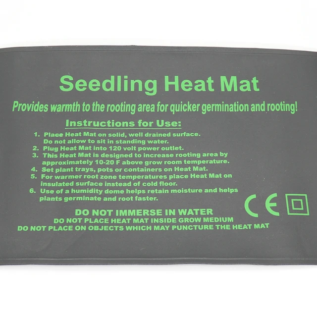 52X24Cm Pvc Palánta Hőszőnyeg Növényi Vetőmag Csírázás Meleg Hidroponikus Fűtőpad - Image 6
