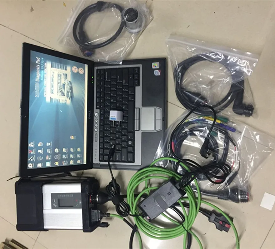 Для Benz диагностический инструмент MB Star C5 SD подключения плюс ноутбук D630 HDD,12 v D. AS/DTS/для Mb Star C5 SD для MB автомобилей и грузовиков