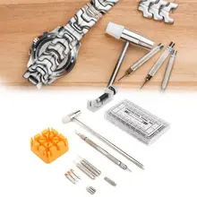 17 шт./компл. пружина бар ударная отвертка Ссылка для удаления часов Запасная головка фиксированная база инструмент для ремонта часов наборы для часовщика