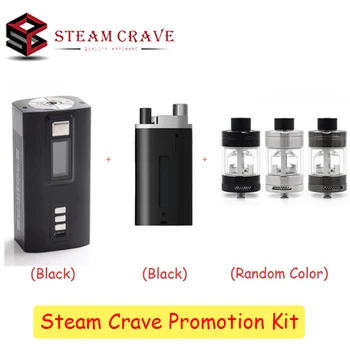 

Steam Crave Hadron Bundle 220W Box Mod Powered by Dual 18650/21700 Batteries with Glaz RTA V2 RTA & 25ml Hadron Squonk Backpack