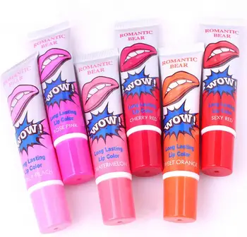

Waterproof Pintalabios Romantic Bear Peel Off Lipstick Liquid Matte Baby Lips Makeup Long Lasting Lip Stick