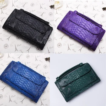 

Genuine Leather Day Clutch Crocodile Pattern Phone Clutch Python Pattern Pouch Shoulder Crossbody Bag Ostrich Pattern Women Tote
