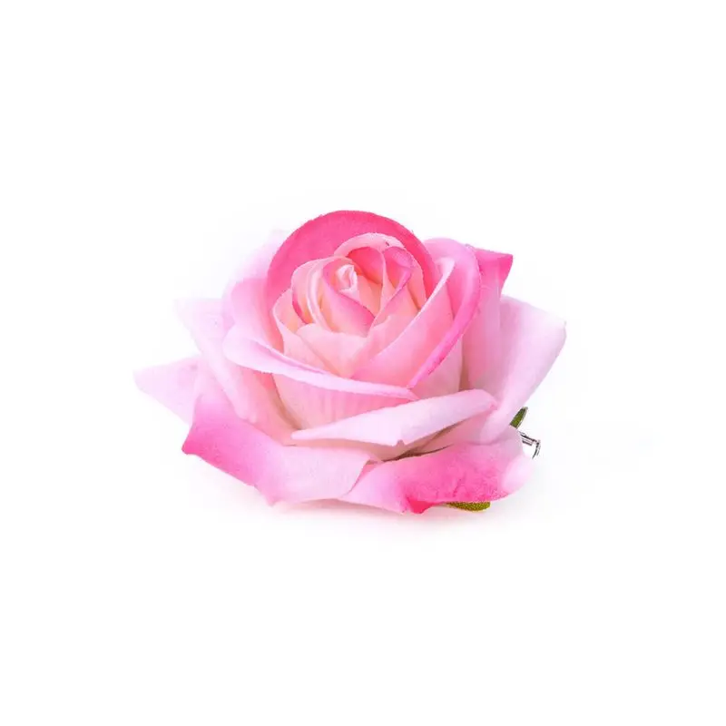 Женская бархатная тканевая заколка для волос Роза имитация искусственного цветка корсаж брошь Праздничная свадебная брошь фламенко танцор аксессуары для волос - Цвет: LPK
