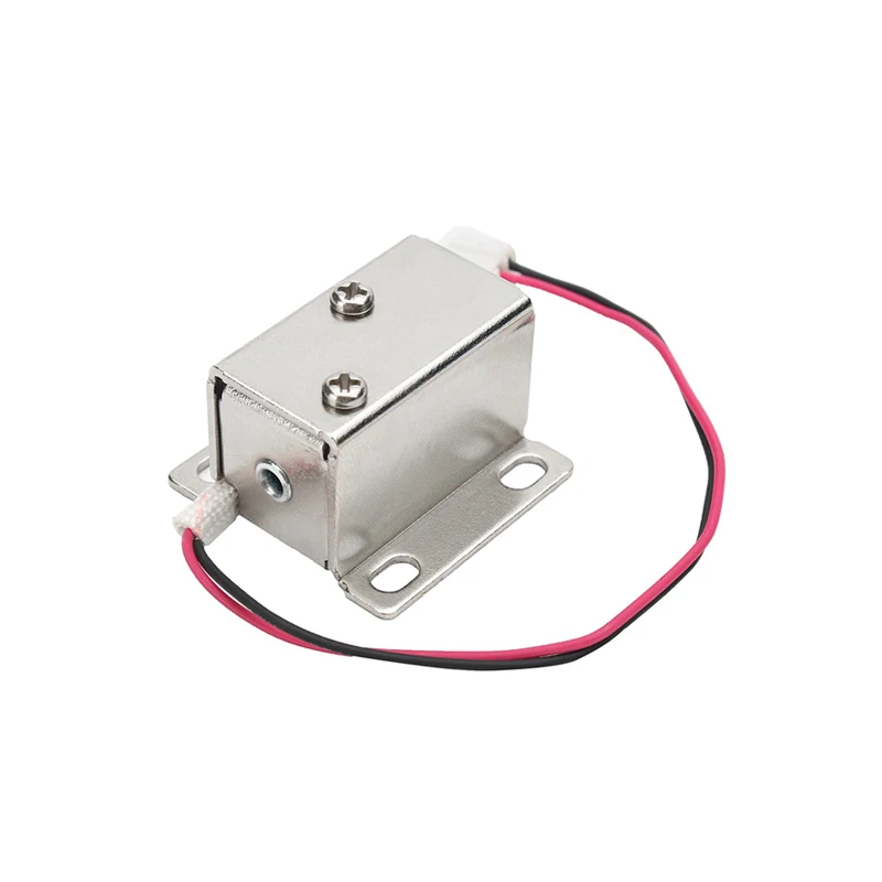 

Electronic Lock Catch Door Gate 12V 0.4A Release Assembly Solenoid Access