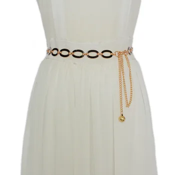 

New Style Hot Selling Women's Decoration Metal Chain Chain Belt Women's Versatile Garment accessory with Numbers Null-Type in-Dr