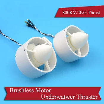

12V Waterproof Brushless Motor Underwater Thruster 800KV 2KG Thrust CW CCW Propeller Propulsor 30A ESC for DIY ROV Fishing Boat