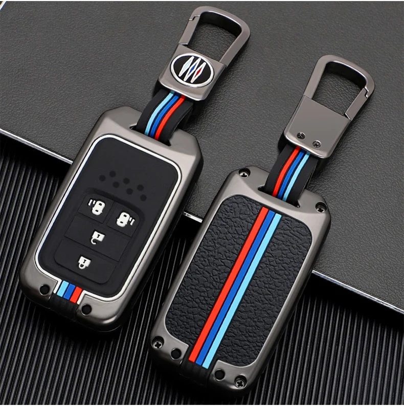 Portachiavi per auto con copertura completa in lega di zinco per Honda Vezel city Civic BR-V HR-VCRV Pilot Accord Jazz Jade Crider Odyssey accessori per auto - H81700c0c208247dfb8128968d7f19191v