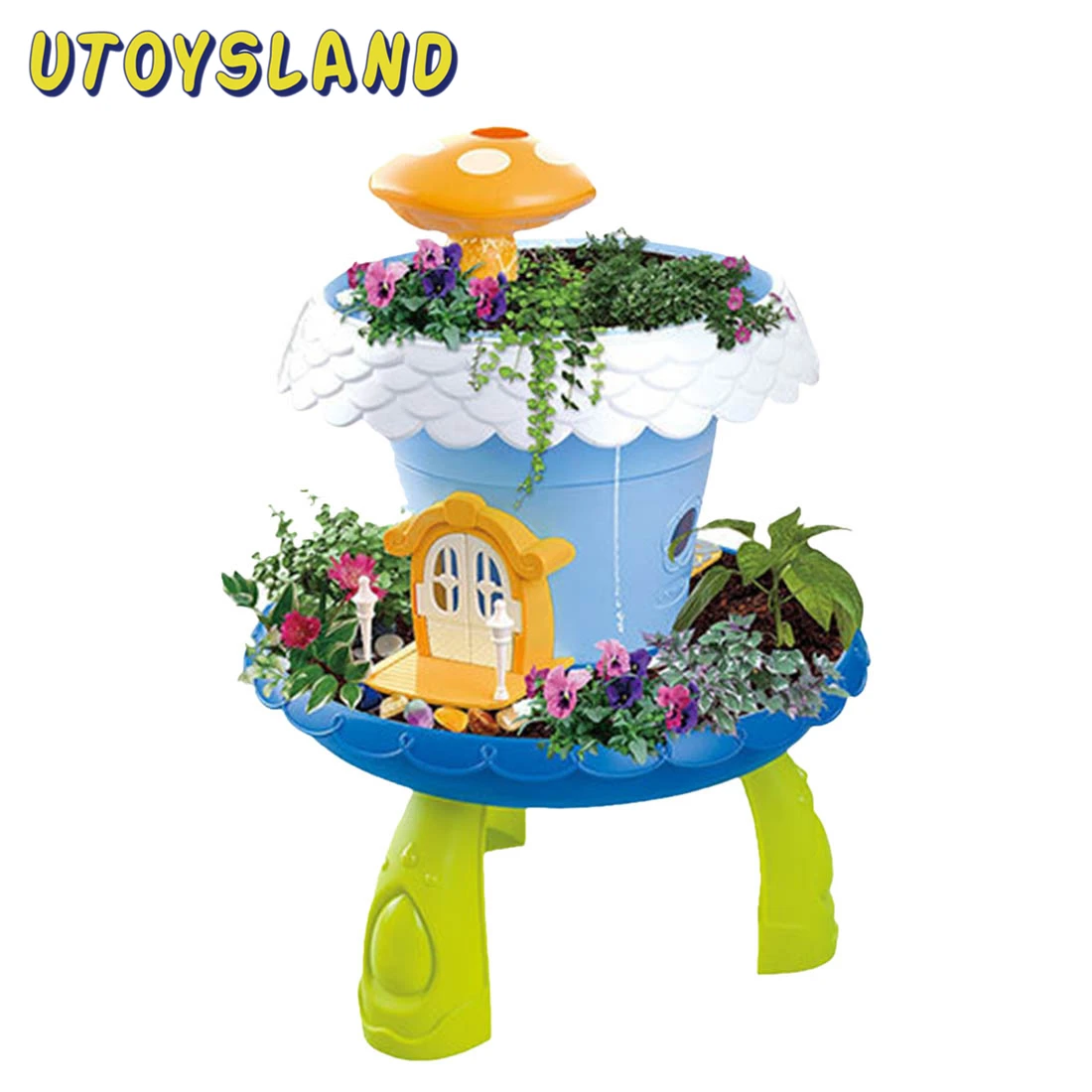 

Children Play & Pretend Toy DIY Planting Pot with Light and Music for Home Decoration Support Children Gift Learning Nature