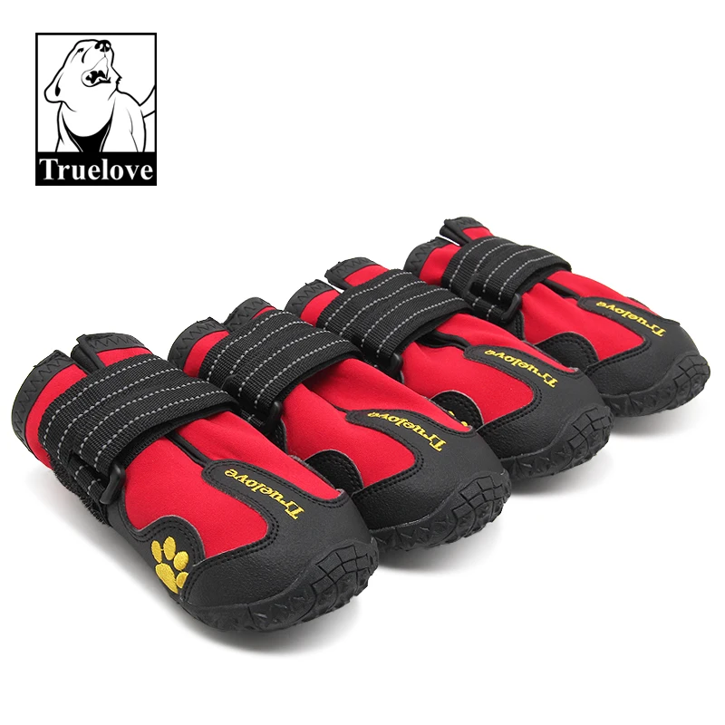 

TRUE LOVE Dog Shoes Waterproof Anti-Slip Rain Boots with Reflective Reflective for Small Medium Large Pet Sports Training
