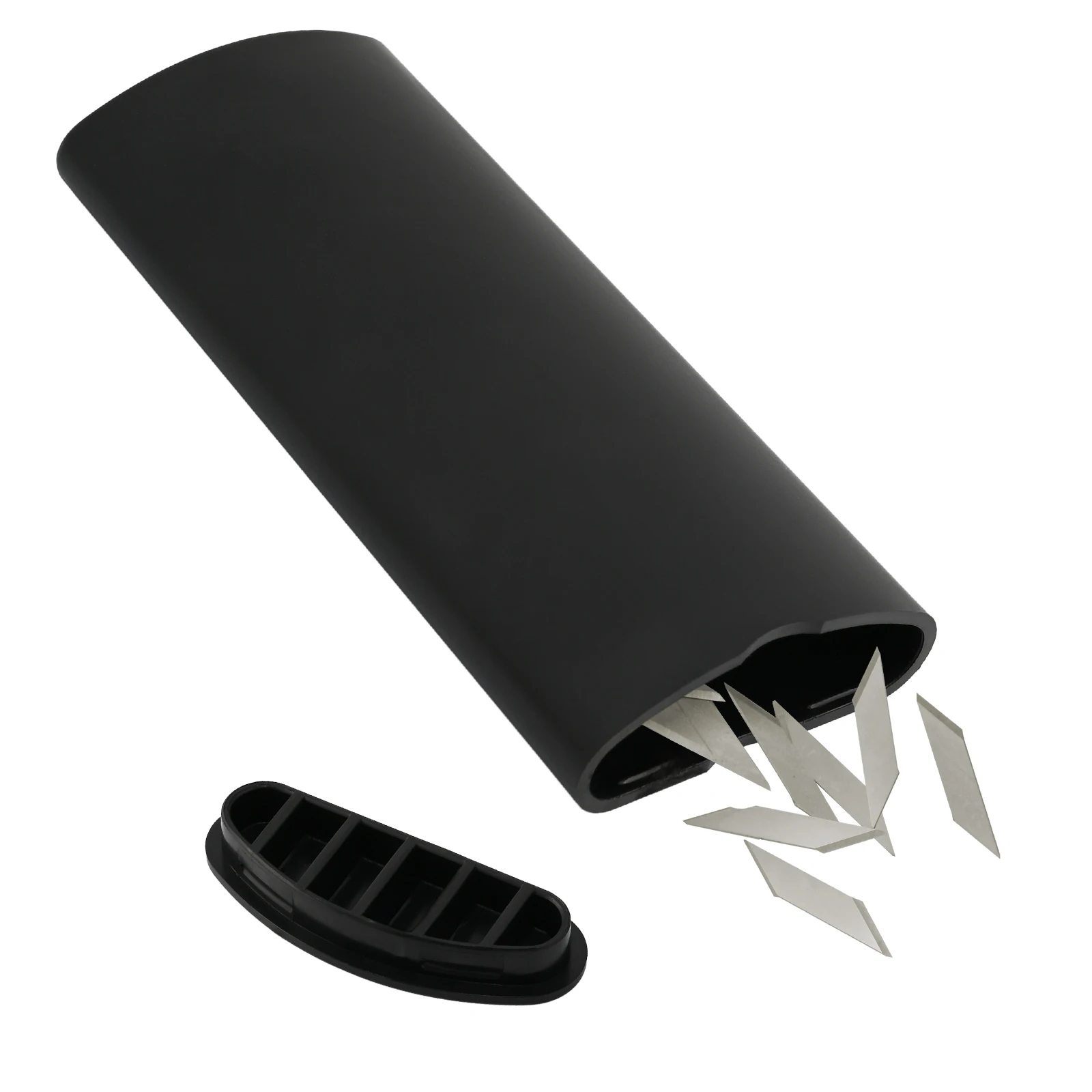 FOSHIO Vinyl Knife Waste Blades Disposal Container 30 Degree Snap Off Window Tint Film Wallpaper Cutter Trash Blade Storage Box