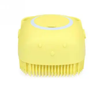 

Dog Bath Brush Comb Pet Spa Massage Brush Soft Silicone Dogs Cats Shower Hair Grooming Cmob Dog Cleaning Tool