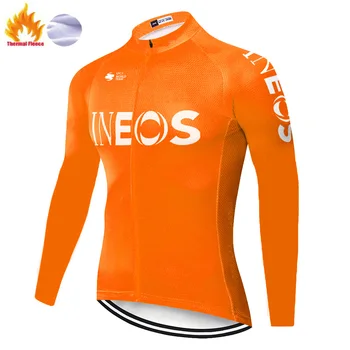 

2020 team INEOS cycling jersey Winter Thermal Fleece Bicycle long sleeve ciclismo ropa hombre Moutain remera ciclismo mtb hombre