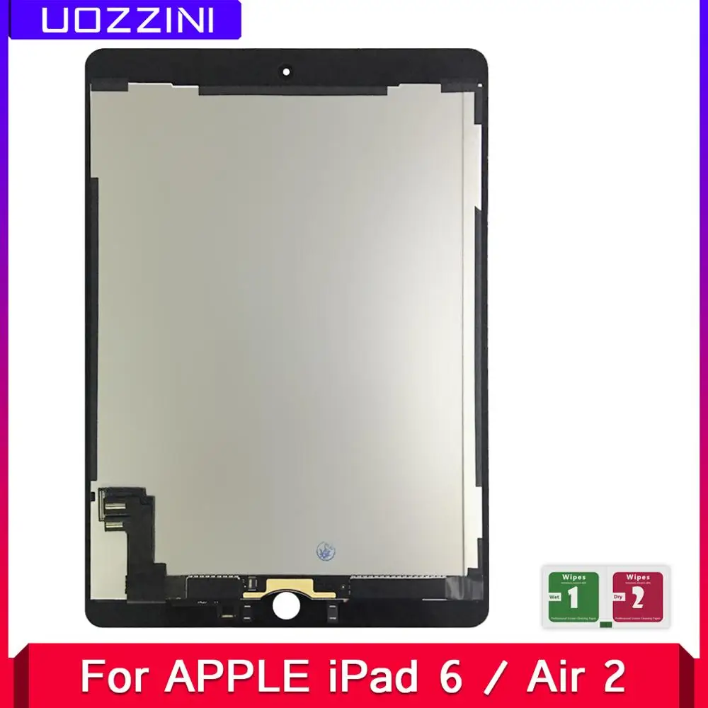 

5 Pcs/Lot 9.7" 100% AAA+ Grade LCD Display For Apple iPad 6 Air 2 A1567 A1566 Lcds Touch Screen Digitizer Assembly Replacement