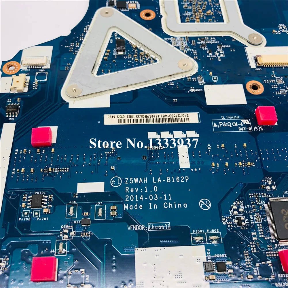 New  FOR Acer Aspire E1-572 V3-572G E5-571G E1-572G Laptop Motherboard I7-4510U NBMLC11005 NB.MLC11.005 
