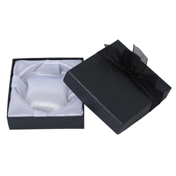 

5 Black Square Bracelet Bangle Gift Box Case 3.5x1.3" HOT