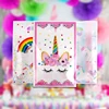 10 pièces licorne plastique cadeau sacs bonbons sac sacs jetables fête d'anniversaire faveurs Cellophane sac noël mariage fête d'anniversaire ► Photo 1/6