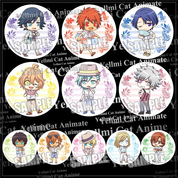 1 шт. 58 мм Милая брошь с значками Uta no Prince Sama Haruka Ittoki Otoya Masato Kurusu значки | Украшения и