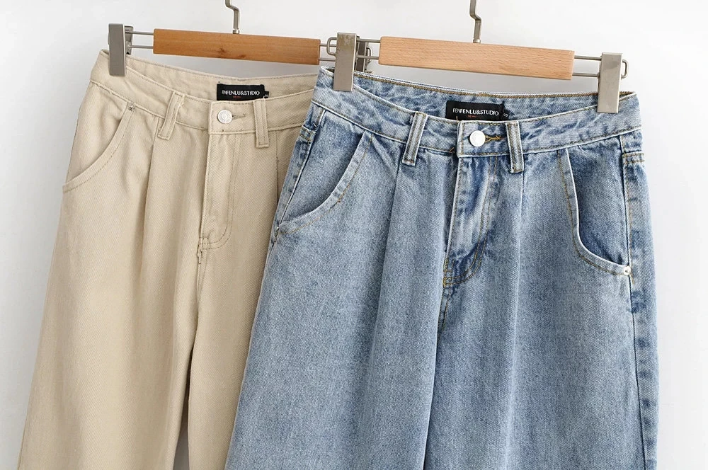 Женские джинсы-бойфренды со средней талией для женщин, джинсы для мам новые осенние повседневные стильные женские джинсы синие джинсовые штаны-шаровары