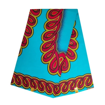 

Blue African Wax Fabric High Quality Cotton Veritable Dutch Netherlands Print Nigerian Ankara Tulle Wax Pange Cloth for Women
