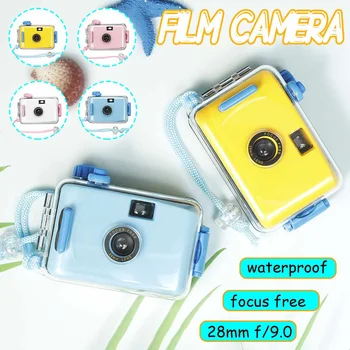 

Childrens Camera Underwater Waterproof and Shockproof Film Camera Mini Cute Kid LOMO Camera 35mm Film With Housing Casing