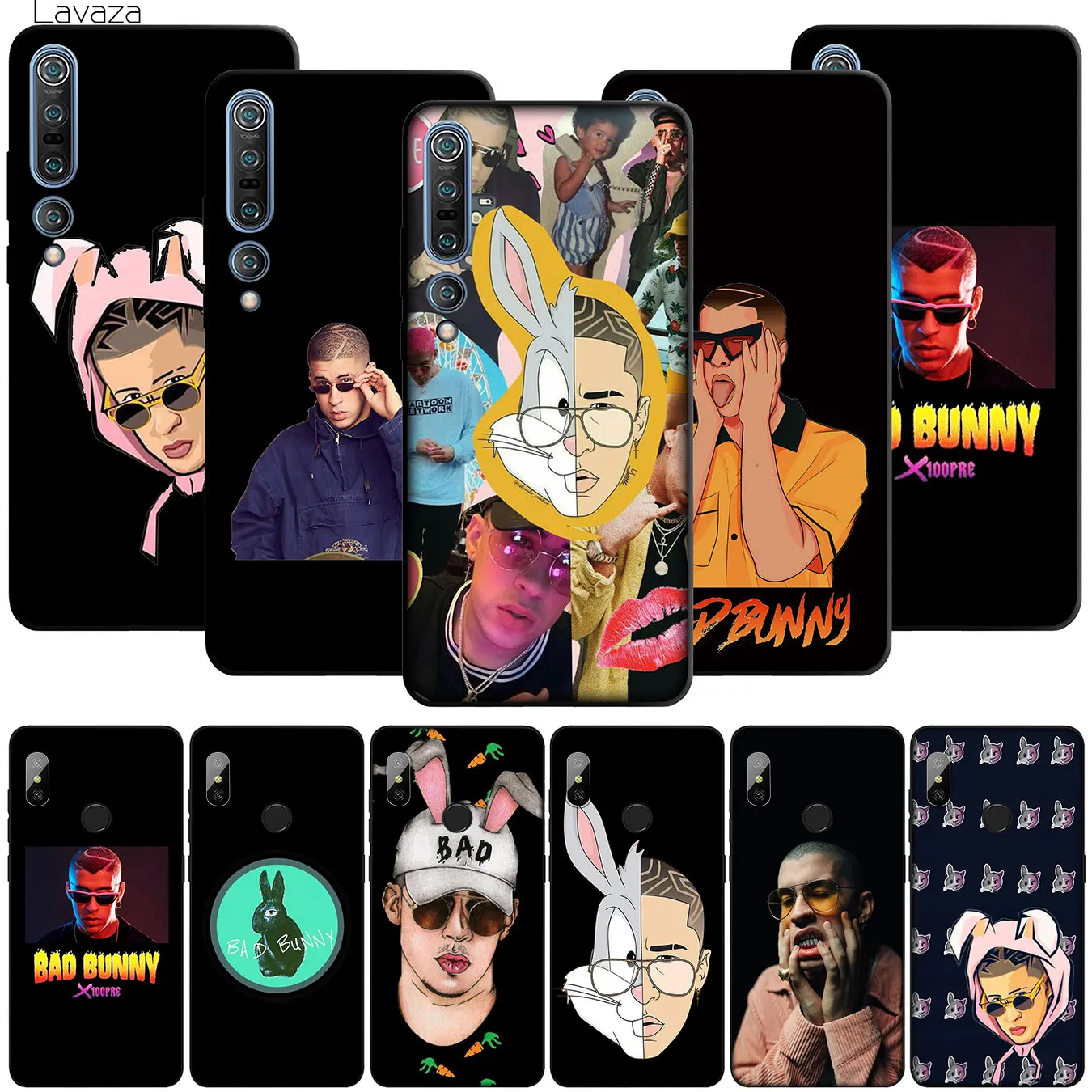 Bad Bunny pop Soft Phone Case for Xiaomi Mi 10 9 8 SE 9T A3 Pro A2 Lite 6 CC9 CC9E MAX 3 pocophone f1 |