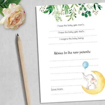 

10 Baby Shower Prediction and Advice Cards Baby Shower Games Activities Supplies