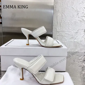 

2020 New Hook Loop Summer Women Sandals Street Style Females Square Head Open Toe Sandals Outdoor Beach Shoes sandalias mujer