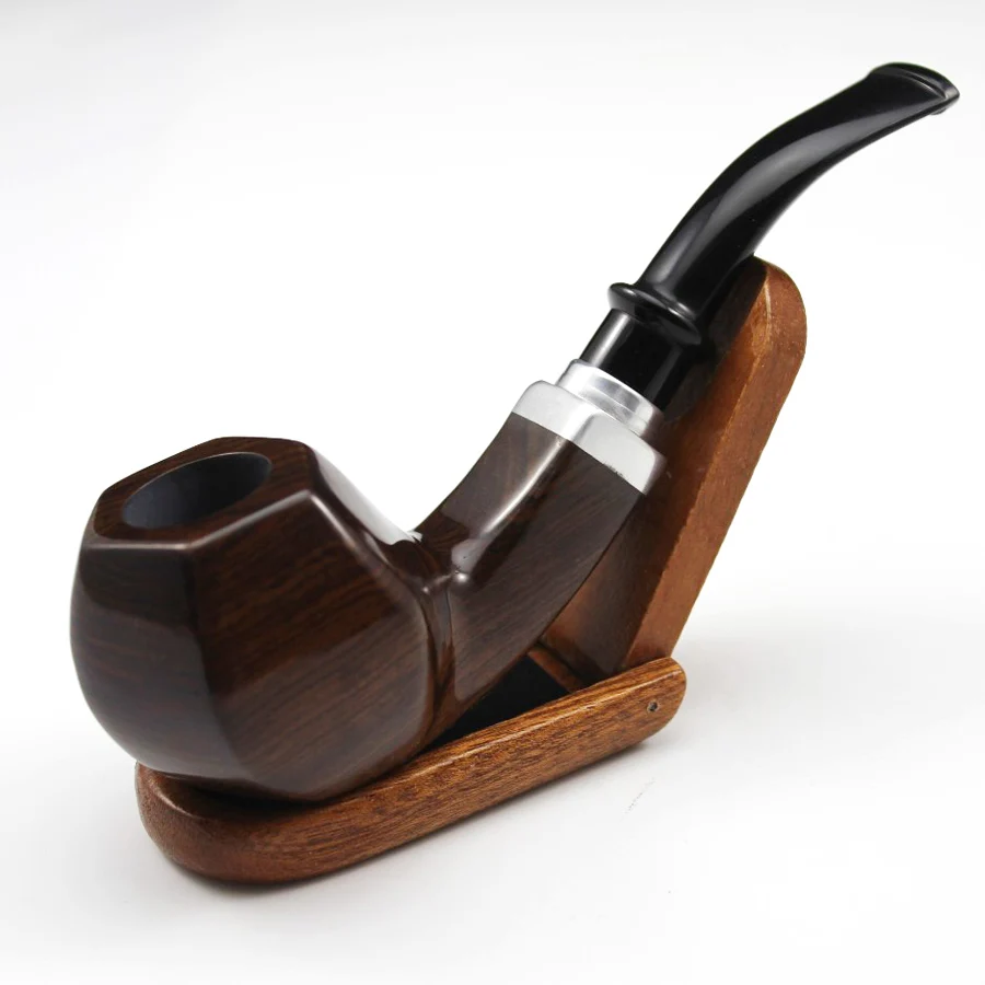 16 Tools 9mm Filters Smoking Pipe Set Brown Handmade Natural Smoke