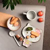 Japanese Cute Ceramic Bowl Cartoon Porcelain Tableware Fruit Salad Bowl Totoro Pattern Bowl Microwave Tableware ► Photo 2/6