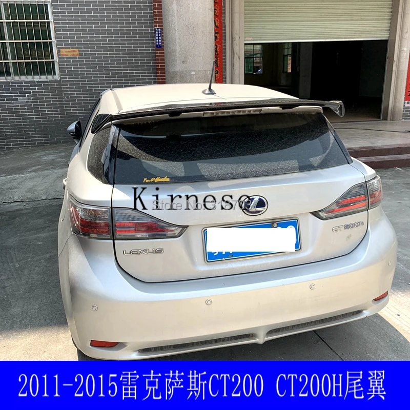 Для Lexus CT200 CT200H все модели 2011-2015заднее крыло спойлер из углеродного волокна на заднюю крышу крыло багажника Крышка для губ Крышка для автомобиля Стайлинг