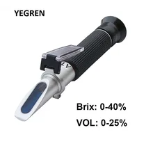 Druif Brix Meter Vol Refractometer Druif Oplossing Suiker Inhoud Tester Alcohol Concentratie Detectie Voor Wijn Brouwen