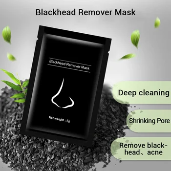 

Bamboo Charcoal Black Head Nasal Membrane Tearing Mask to Remove Acne Blackhead Remover Mask KG66