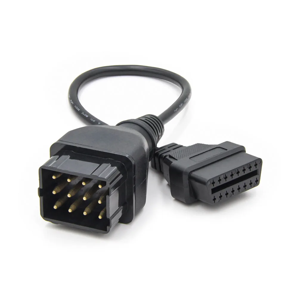 12 Pin до 16 контактов OBD2 Диагностический разъем OBD Удлинительный кабель для Renault