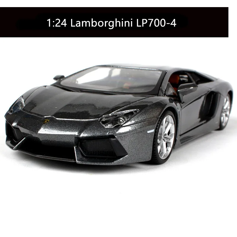 Maisto 1:24 Lamborghini имитация сплава супер игрушка модель автомобиля для с рулевым колесом управление передним колесом рулевая игрушка автомобиль - Цвет: LP700