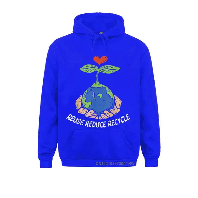 Retro con capucha para hombre, ropa deportiva para el Día del Padre, reutilizar, reducir el reciclaje, guardar el planeta y el día de la tierra|Sudaderas con capucha y sudaderas| - AliExpress