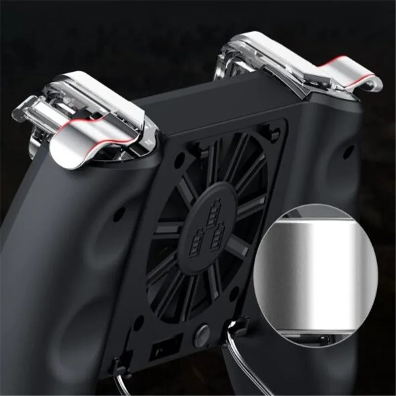  C3 four-in-One Game PUBG Controller Fire Key Button Cooler Cooling Fan Artifacts Game Handle with 2