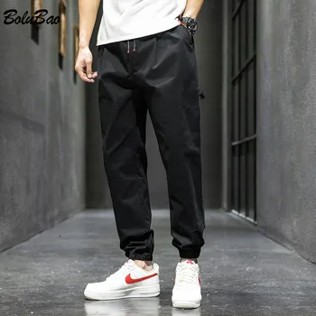 

BOLUBAO Brand 2020 Men Fashion Sweatpants Men's Solid Color Straight Trousers Male Hip Hop Streetwear Pants