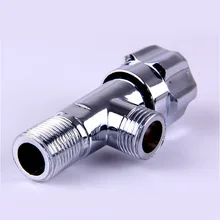 4 точки для Быстрого Открывания угловой клапан цинковый сплав вертикальный тип треугольный клапан толстый четыре водозапорный кран DN15