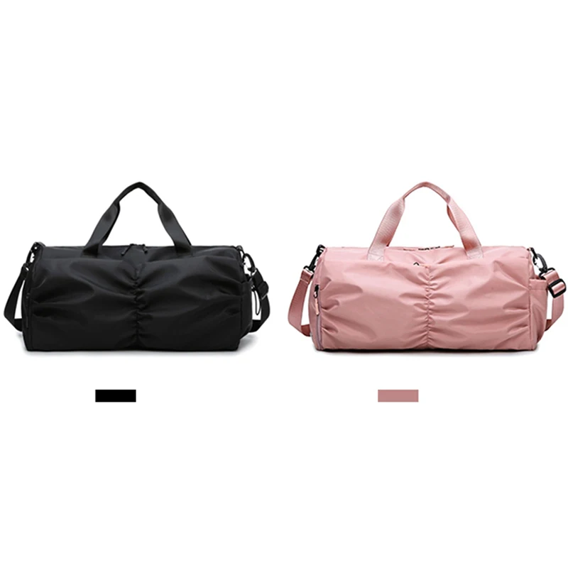 ABZB-Shoe Position Dry And Wet Separation Sports Female Yoga Fitness Bag Large Capacity Travel Bag