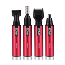 4 в 1 Электрический триммер для носа, ушей для Мужской бритвы перезаряжаемая Бритва для удаления волос тример для бровей для мужчин борода безопасное бритье 45