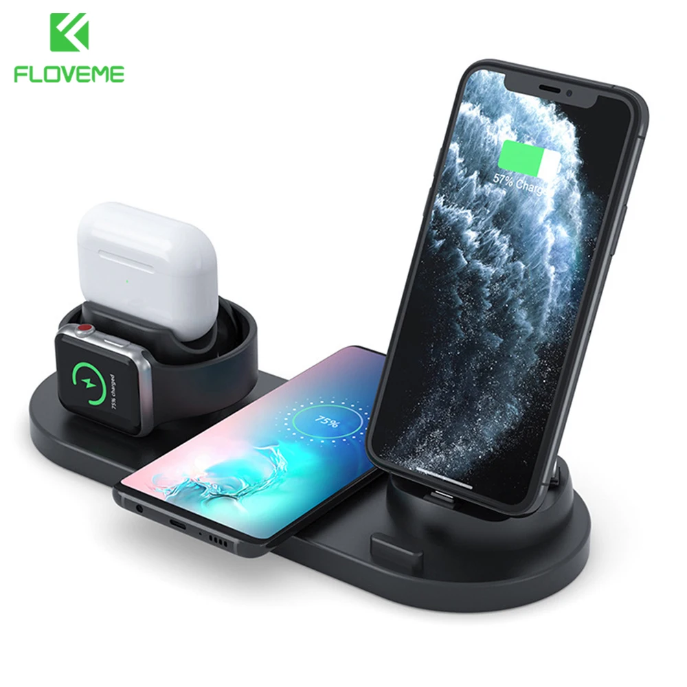 6in1 Charging Dock Station For Airpods 