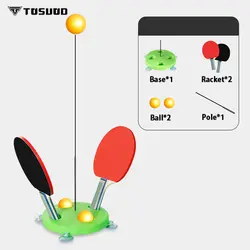 TOSUOD Настольный теннис тренажер мячи для пинг-понга Семейные занятия здоровые упражнения Настольный Теннис Робот