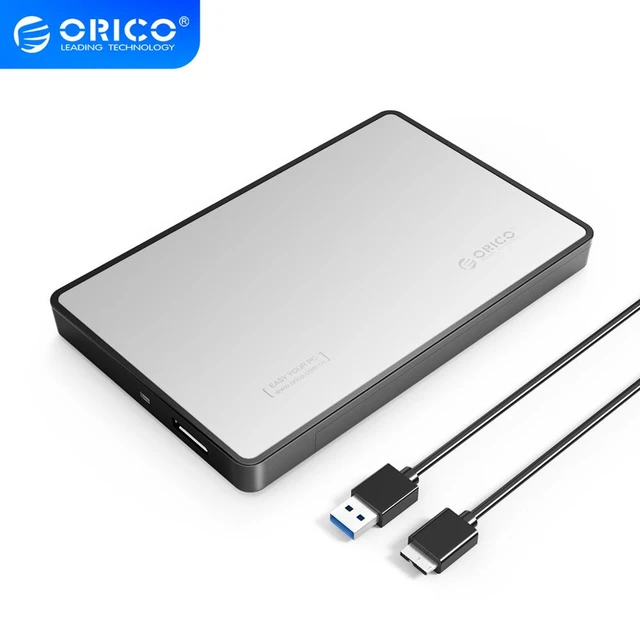 ORICO-Boîtier de disque dur externe 2.5 USB 3.0 Type A, étanche, antichoc,  avec câble et crochet, pour 2.5 pouces HDD SSD - AliExpress