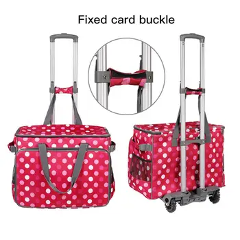 

Sewing Machine Trolley BagLarge Capacity Home Use Multi-functional Sewing Machine Bag Oxford Cloth Storage Bags Durable Travel