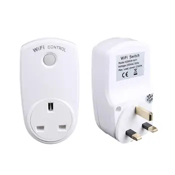 

WiFi Smart Plug Wireless Smart Socket Outlet Remote Control Devices Socket with Timing Function